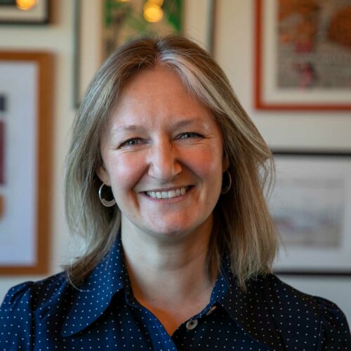 A headshot of Lindsey MacDonald, Chief Executive