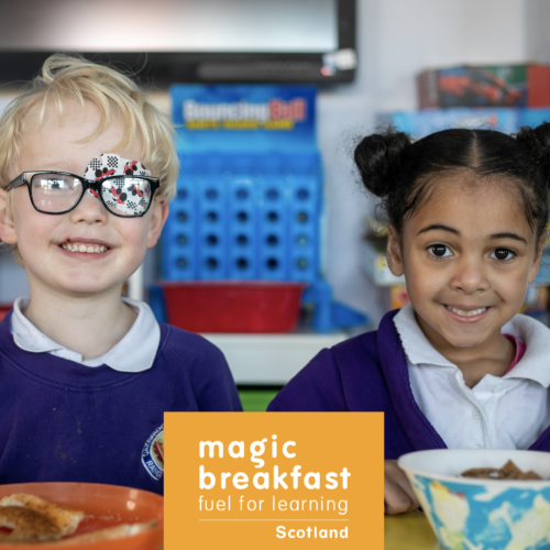 Breakfast: Making Magic Happen – A Magic Breakfast Briefing - Cover image - Two children smiling