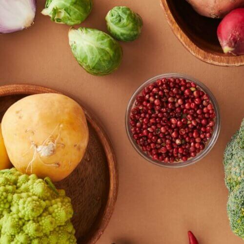 Photo of assorted fruit & veg.