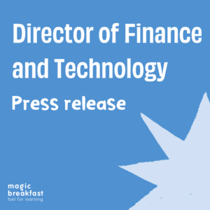 Tile reading: Director of Finance and Technology press release