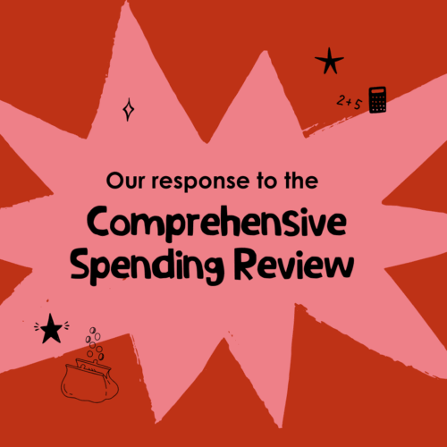 A title graphic reading, "Our response to the Comprehensive Spending Review"