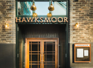 The outside of a Hawksmoor restaurant